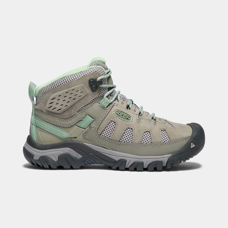 Keen Targhee Vent Mid Womens Hiking Boots Light Green/Turquoise Stockists NZ (3084-ILPKX)